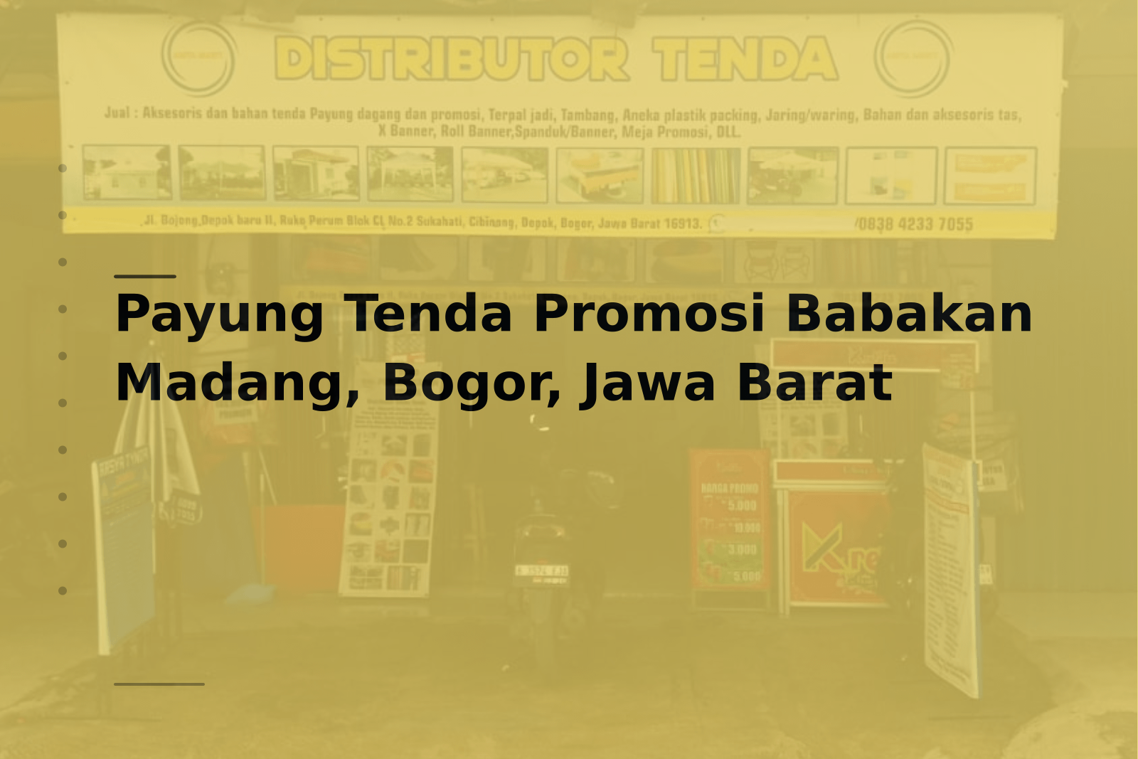 Payung Tenda Promosi Babakan Madang, Bogor, Jawa Barat