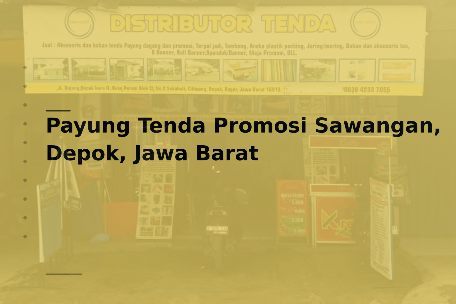 Payung Tenda Promosi Sawangan, Depok, Jawa Barat