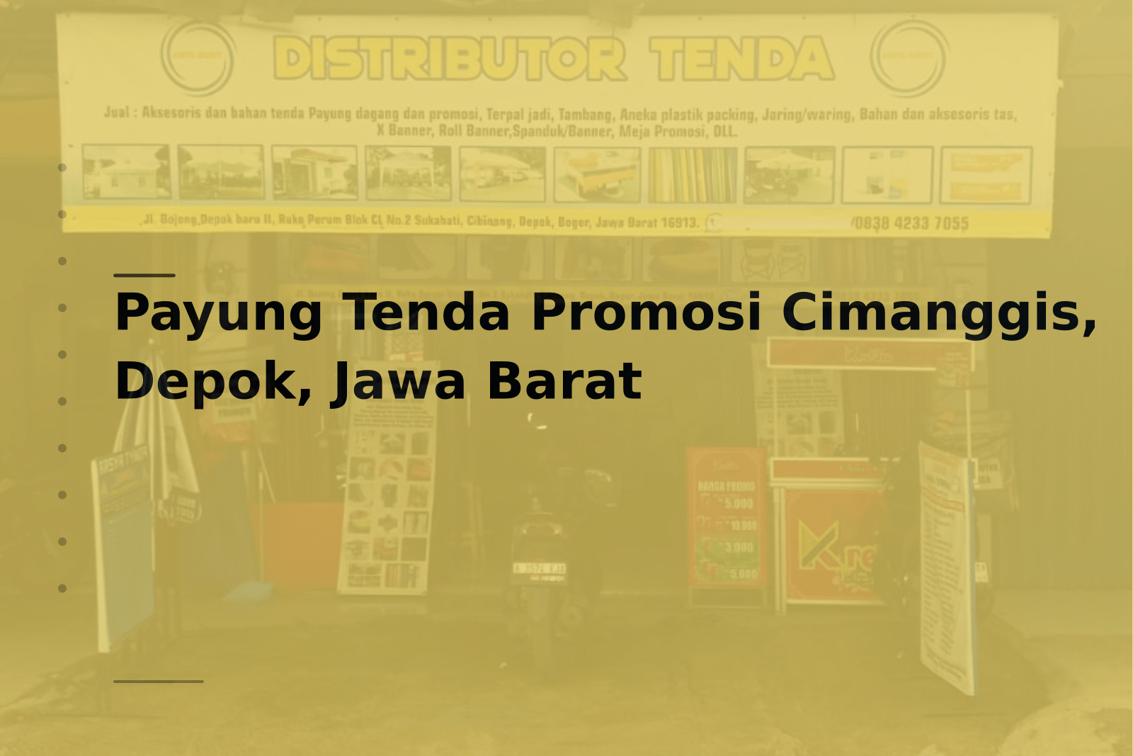 Payung Tenda Promosi Cimanggis, Depok, Jawa Barat
